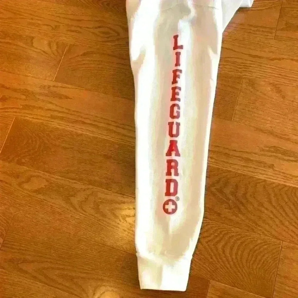  Women's Lifeguard Croptop Hoodie Jacket Beach Safety Pool Staff - Picture 4 of 7